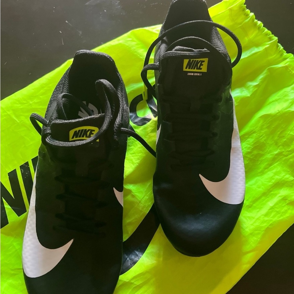 Nike Black and White Sports track shoes